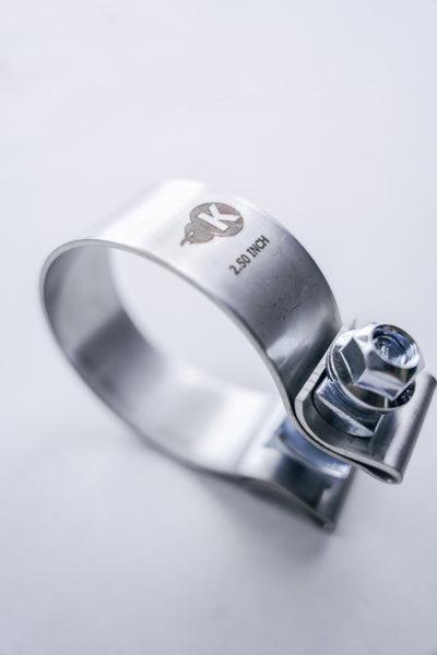 Band Clamp for Notched Slip Joint Connections<br>2-1/2 in. Stainless Steel