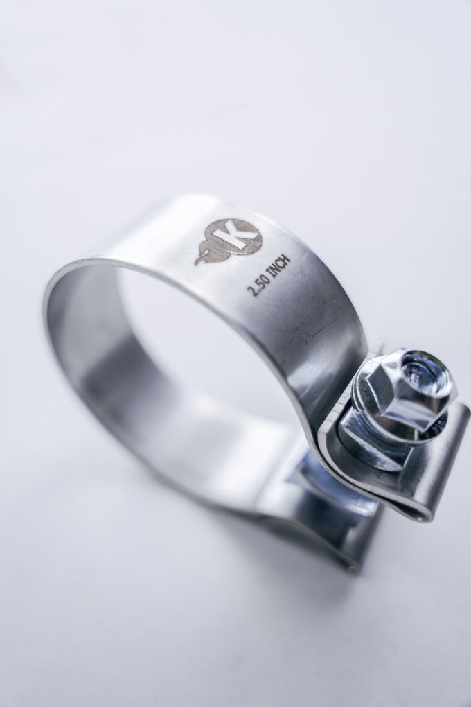 Band Clamp for Notched Slip Joint Connections<br>2-1/2 in. Stainless Steel