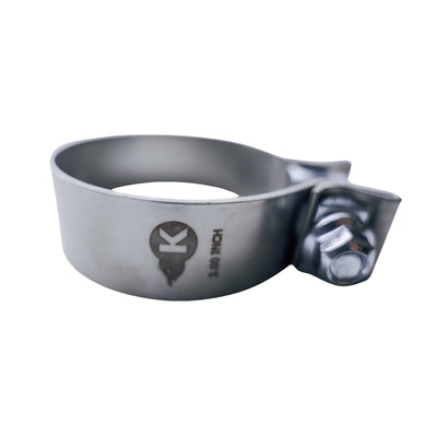 3 in. Stainless Steel Band Clamp<br>Notched Slip Joint Connections