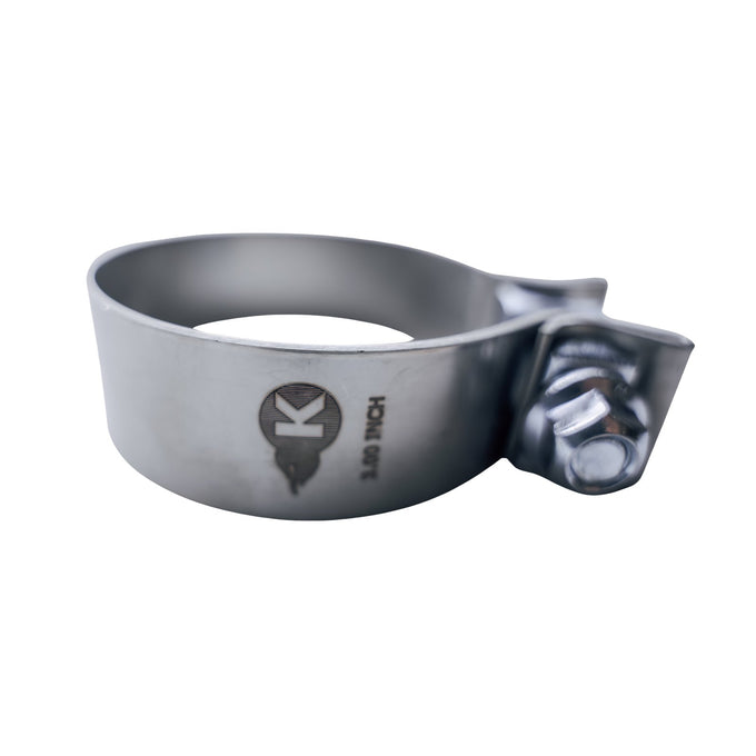 3 in. Stainless Steel Band Clamp<br>Notched Slip Joint Connections