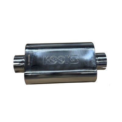 3 in. Oval Clamp In Center/Center Muffler<br>12 in. Long Body