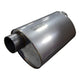 3 in. Oval Offset/Offset Muffler 14 in. Long Body<br>Stainless Steel