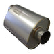 3 in. Oval Center/Offset Muffler 12 in. Long Body<br>Stainless Steel