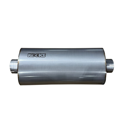 3 in. Oval Clamp In Center/Center Muffler<br>18 in. Long Body