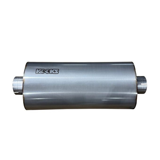 3 in. Oval Clamp In Center/Center Muffler<br>18 in. Long Body