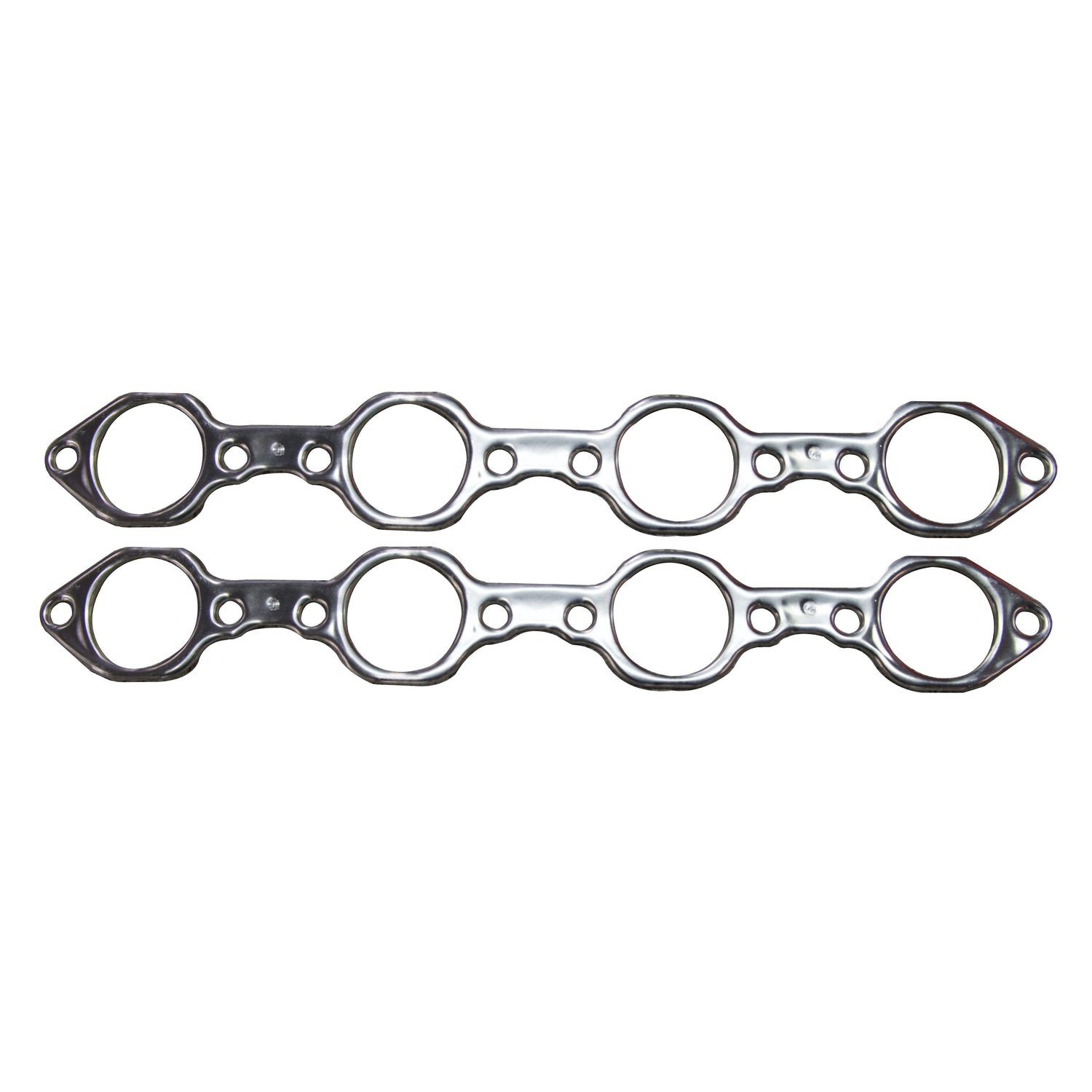 Small Block Ford Header Gasket<br>Multi-Layer Aluminum - 3 in. Inline Bolt Pattern