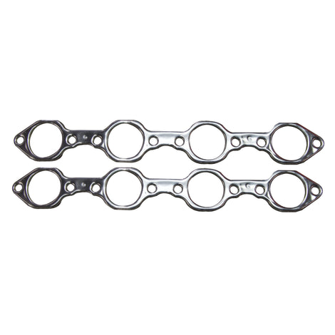 Small Block Ford Header Gasket<br>Multi-Layer Aluminum - 3 in. Inline Bolt Pattern
