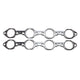 Small Block Ford Header Gasket<br>Multi-Layer Aluminum - 3 in. Inline Bolt Pattern
