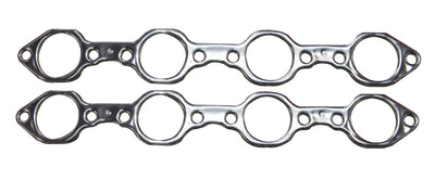 Small Block Ford Header Gasket<br>Multi-Layer Aluminum - 3 in. Inline Bolt Pattern