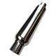 2-1/2 in. Round Muffler 14 in. Long<br>Polished Stainless Steel