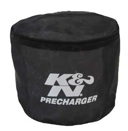 PreCharger Round Straight Air Filter Wrap Black <br> Universal Fit