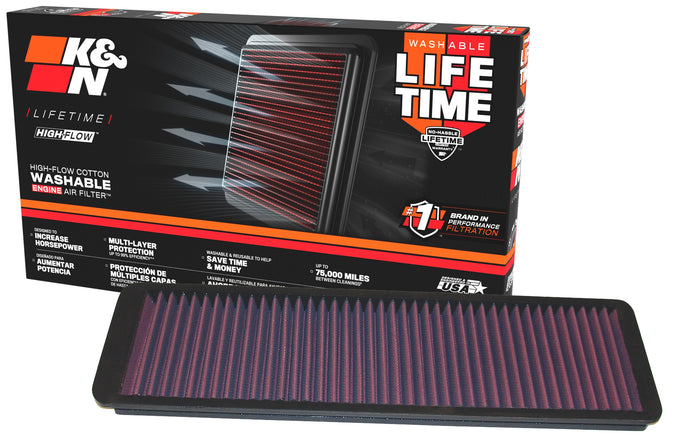 High-Flow Drop-In Replacement Air Filter <br> 75-81 Triumph TR7 Jaguar XJ12/6 Lotus Eclat