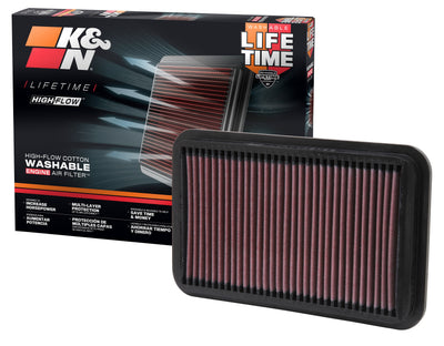 High-Flow Drop-In Replacement Air Filter <br> 88-91 Toyota Corolla, 90-93,00-05 Celica, MR2 Spyder
