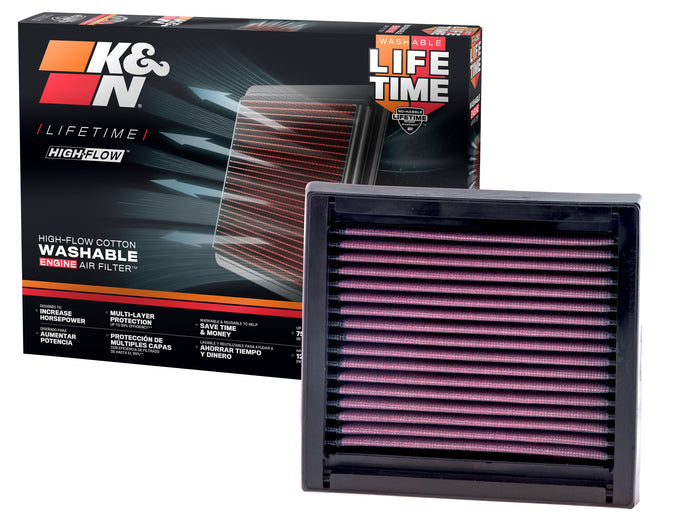 High-Flow Drop-In Replacement Air Filter <br> 2005-2007 Nissan Micra