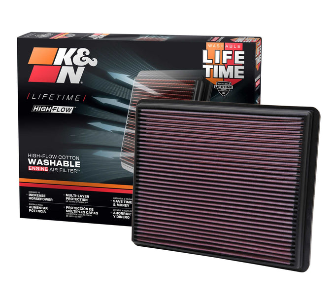High-Flow Drop-In Replacement Air Filter <br> 99-18 Chevy Silverado GMC Sierra 1500
