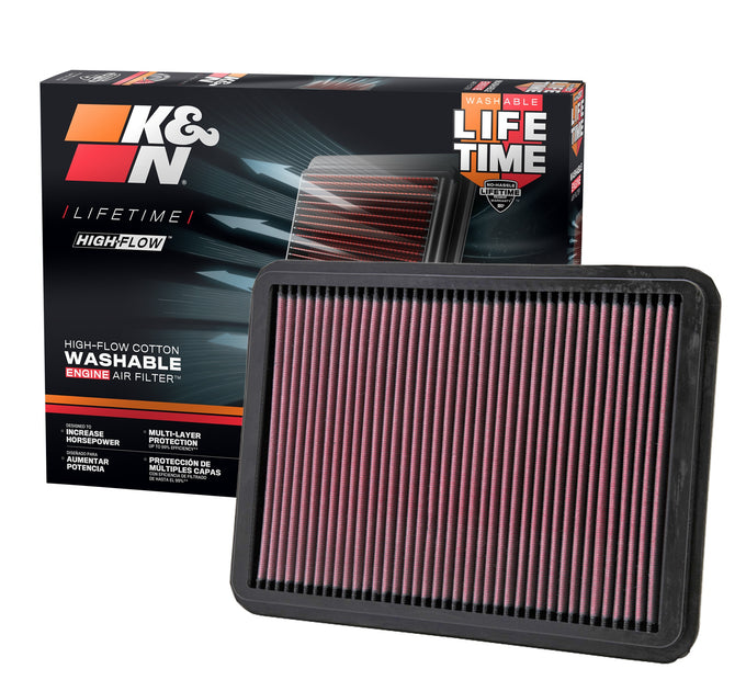 High-Flow Drop-In Replacement Air Filter <br> 00-06 Toyota Tundra, 01-07 Sequoia, 03-08,10 4Runner