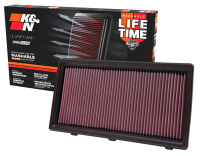 High-Flow Drop-In Replacement Air Filter <br> 97-11 Dodge Dakota, 98-03 Durango, 06-09 MIT Raider