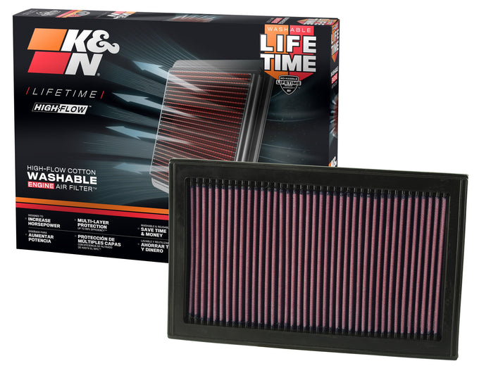 High-Flow Drop-In Replacement Air Filter <br> 02-05 Ford Explorer, Mountaineer, 03-05 Lincoln Aviator