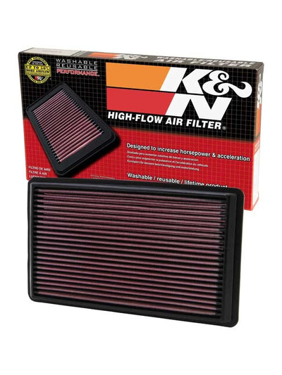 High-Flow Drop-In Replacement Air Filter <br> 90-99 Subaru Legacy, 01-03 Outback, 93-07 Impreza