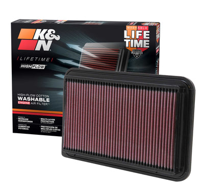 High-Flow Drop-In Replacement Air Filter <br> 02-03 Lexus ES300, 02-11 Toyota Camry, 01-13 Highlander