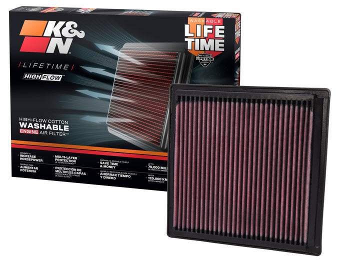High-Flow Drop-In Replacement Air Filter <br> 07-09 Chrysler Aspen, 04-09 Dodge Durango