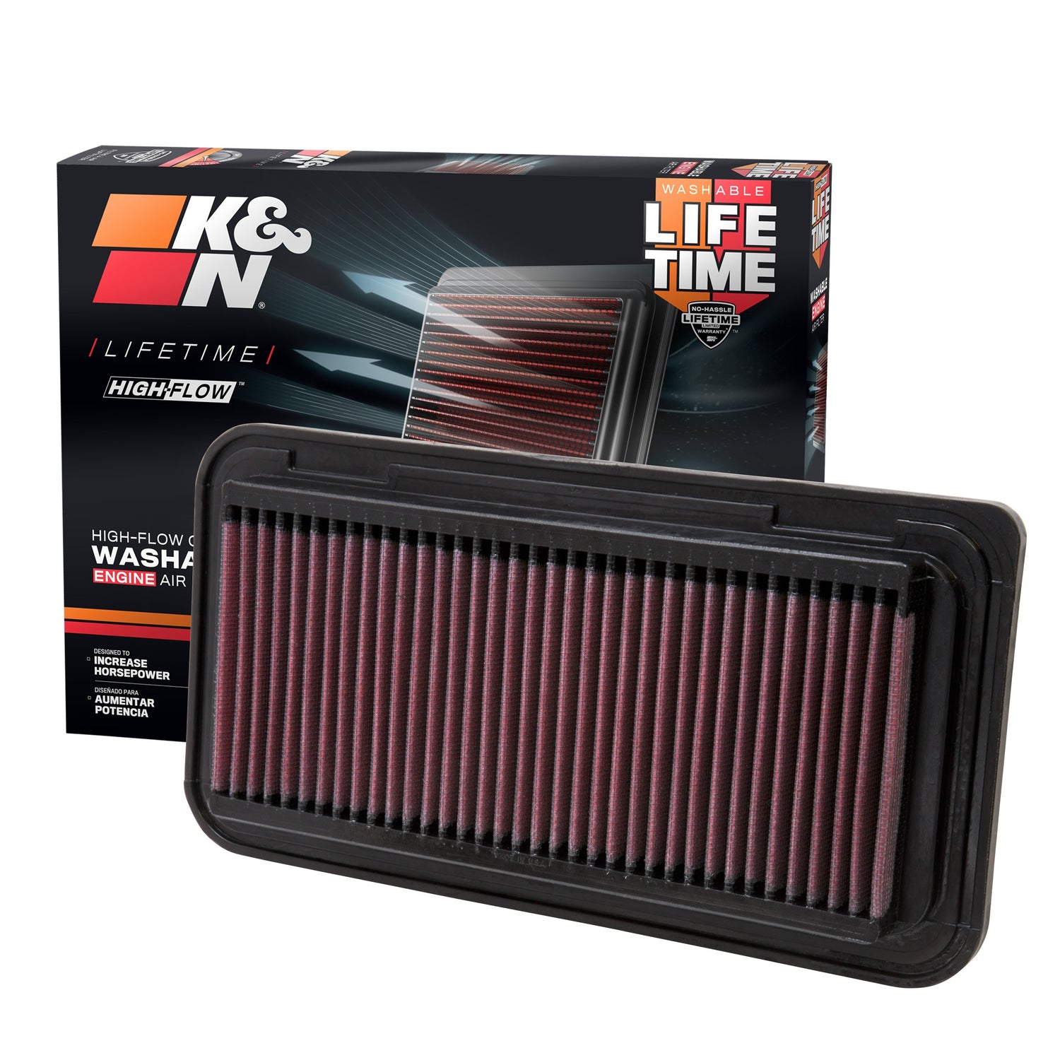 High-Flow Drop-In Replacement Air Filter <br> 05-06 Scion tC, 13-20 Subaru BRZ, 13-16 FR-S