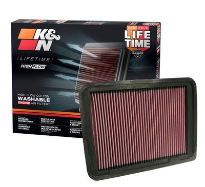 High-Flow Drop-In Replacement Air Filter <br> 2005-2023 Toyota Tacoma