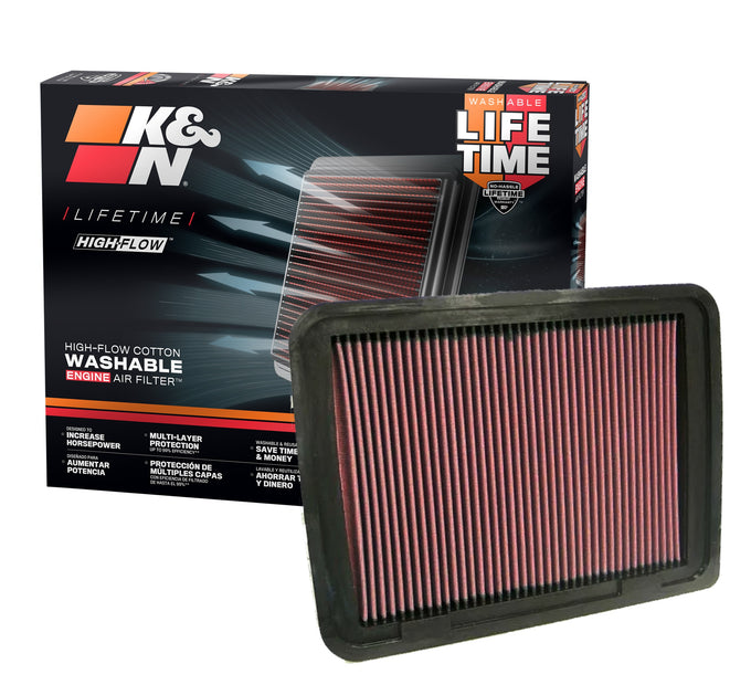 High-Flow Drop-In Replacement Air Filter <br> 2005-2023 Toyota Tacoma