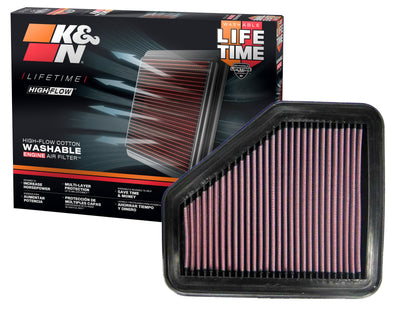 High-Flow Drop-In Replacement Air Filter <br> 07-10 Pontiac G5, 05-10 Chevy Cobalt