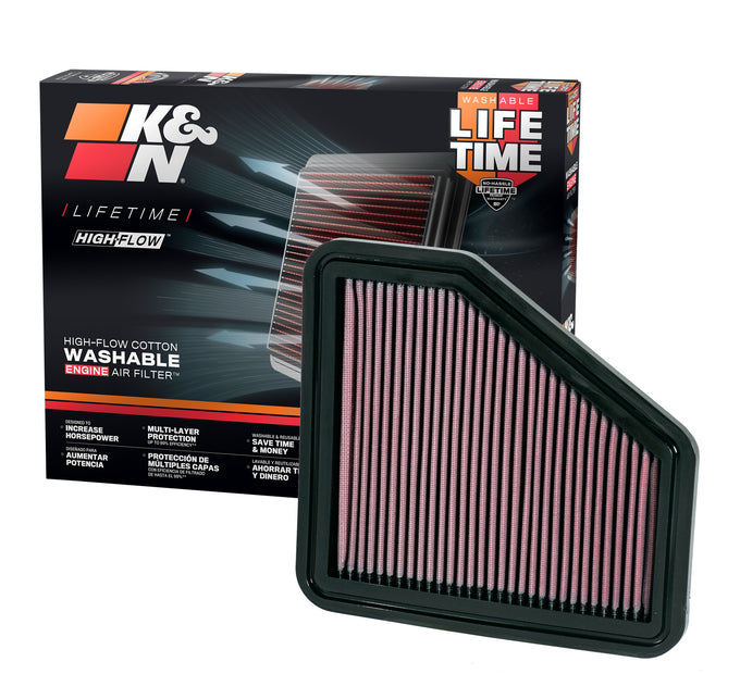 High-Flow Drop-In Replacement Air Filter <br> 07-12 Lexus ES350, 05-12 Toyota Avalon, 07-11 Camry