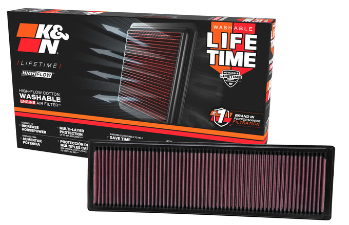 High-Flow Drop-In Replacement Air Filter <br> 05-17 VW Jetta, 12-15 Beetle, 12-14 Passat, 07-09 Rabbit