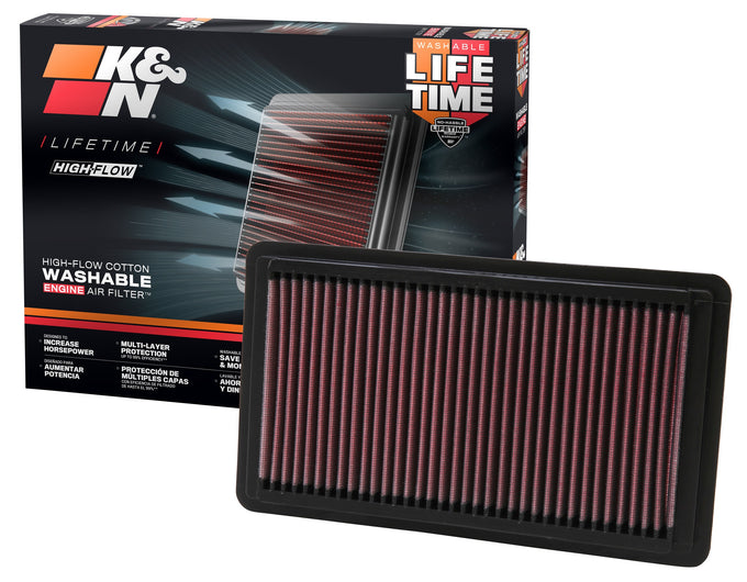 High-Flow Drop-In Replacement Air Filter <br> 06-11 Honda Civic, 07-11 Element, 07-11 Acura CSX