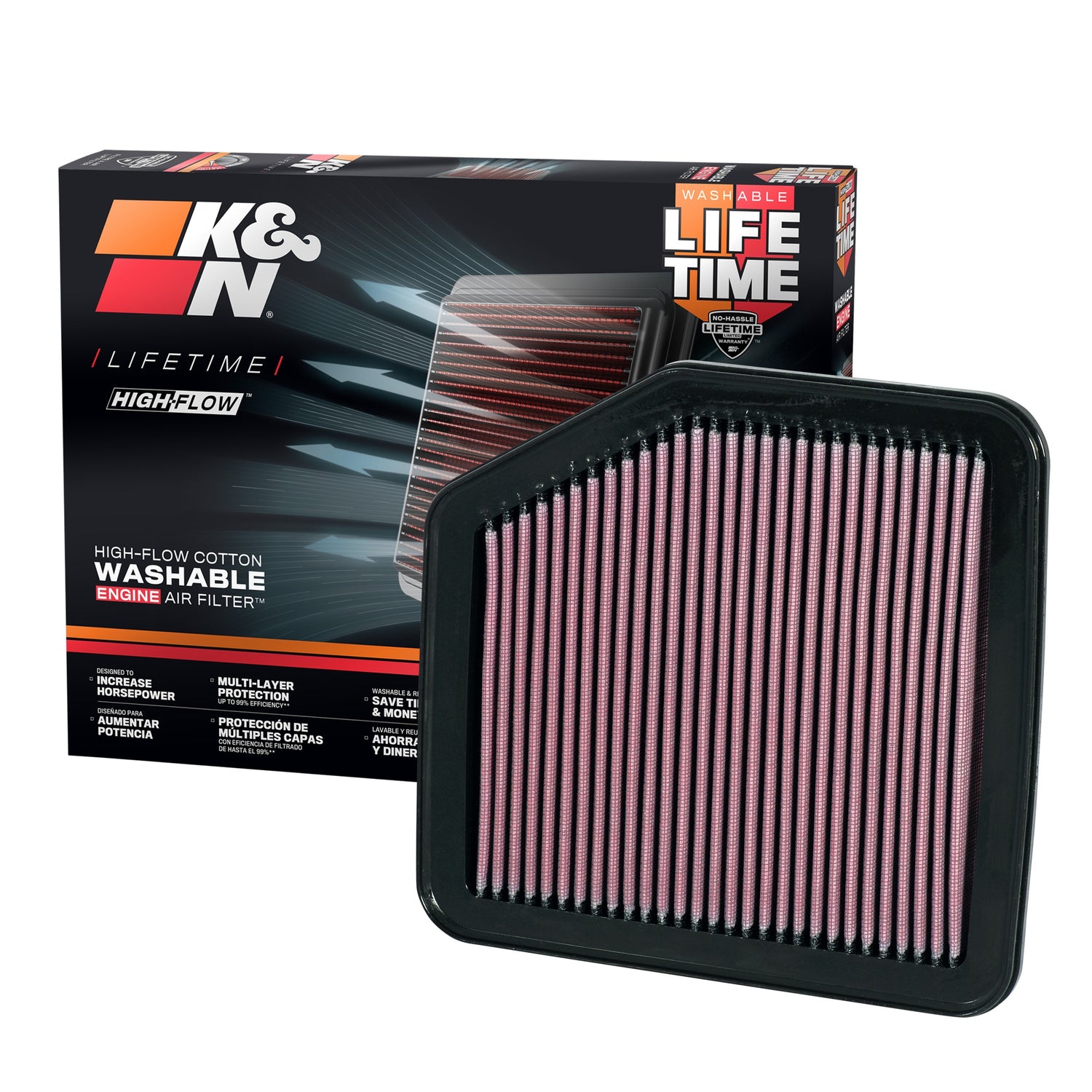 High-Flow Drop-In Replacement Air Filter <br> 07-11 Lexus GS350, 06-13 IS250 IS350, 06-07 GS430
