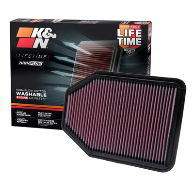 High-Flow Drop-In Replacement Air Filter <br> 07-17 Jeep Wrangler, 2018 JK
