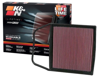 High-Flow Drop-In Replacement Air Filter <br> 07-10 BMW 335i, 07-08 335xi, 08-10 135i 535i