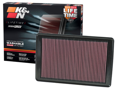 High-Flow Drop-In Replacement Air Filter <br> 07-09 Pontiac Solstice, Saturn Sky