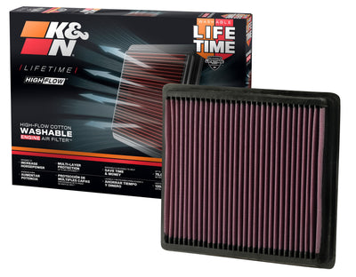High-Flow Drop-In Replacement Air Filter <br> 07-10 Chrysler Sebring, 08-14 Dodge Avenger, 11-14 200