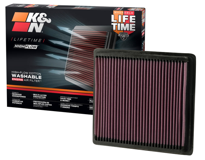 High-Flow Drop-In Replacement Air Filter <br> 07-10 Chrysler Sebring, 08-14 Dodge Avenger, 11-14 200