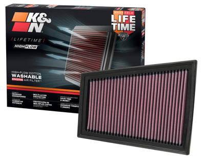 High-Flow Drop-In Replacement Air Filter <br> 2007-2012 Nissan Sentra