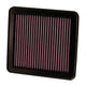 High-Flow Drop-In Replacement Air Filter <br> 07-12 Hyundai Elantra, 10-13 Kia Forte Forte Koup