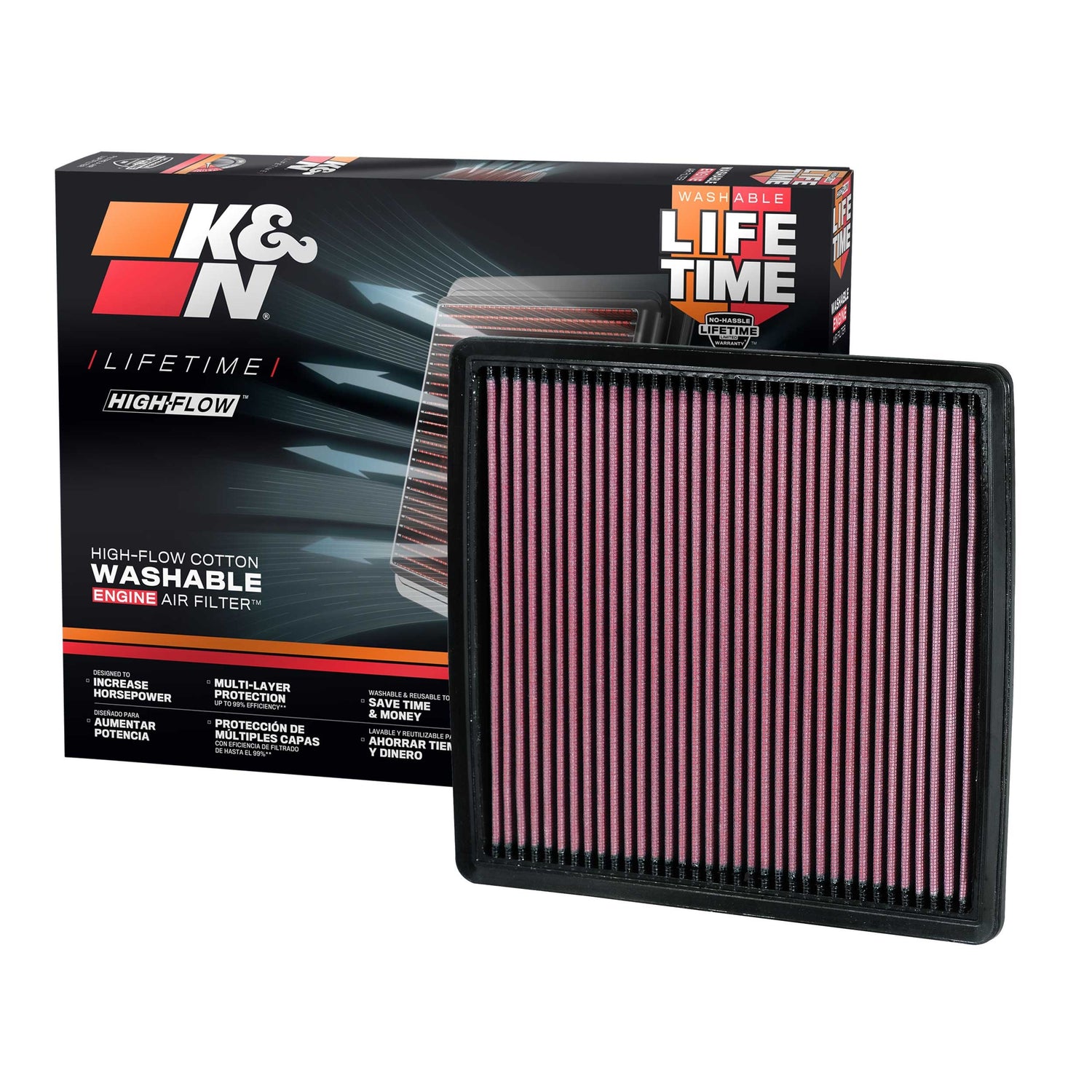 High-Flow Drop-In Replacement Air Filter <br> 07-25 Ford Expedition, 07-25 Lincoln Navigator, 09-25 F-150