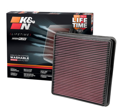 High-Flow Drop-In Replacement Air Filter <br> 07-14 Toyota Tundra, 08-21 Land Cruiser, 08-13 Sequoia