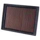 High-Flow Drop-In Replacement Air Filter <br> 2008-2012 Land Rover LR2