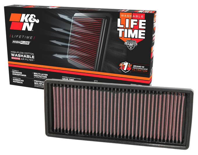 High-Flow Drop-In Replacement Air Filter <br> 2008-2015 Smart Fortwo