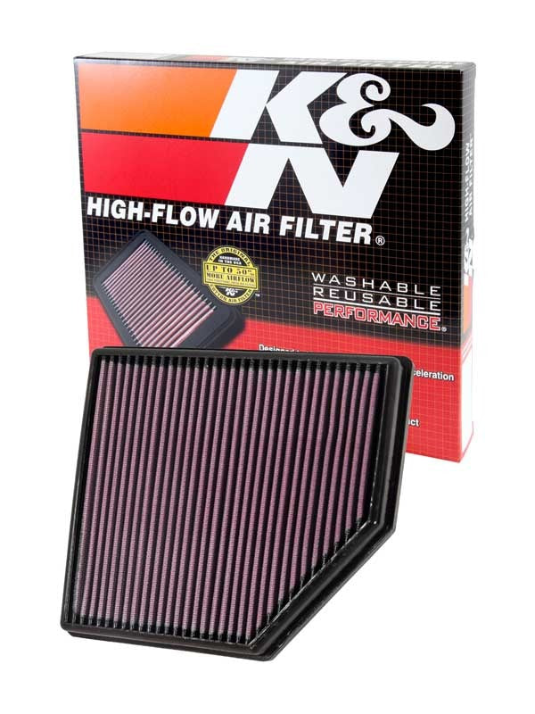 High-Flow Drop-In Replacement Air Filter <br> 07-15 Volvo S80, 08-15 XC70, 08-10 V70, 10-16 XC60