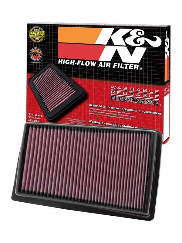 High-Flow Drop-In Replacement Air Filter <br> 09-14 Hyundai Genesis, 11-16 Equus, 15-17 Kia K900