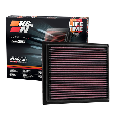 High-Flow Drop-In Replacement Air Filter <br> 10-15 Toyota Prius, 12-18 Prius V, 16-18 RAV4