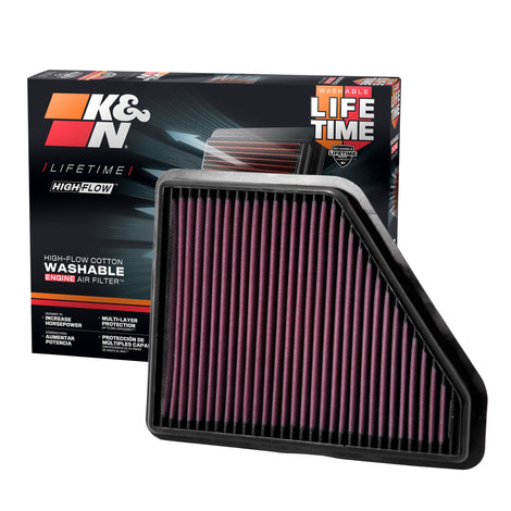 High-Flow Drop-In Replacement Air Filter <br> 10-17 Chevy Equinox, 10-17 GMC Terrain