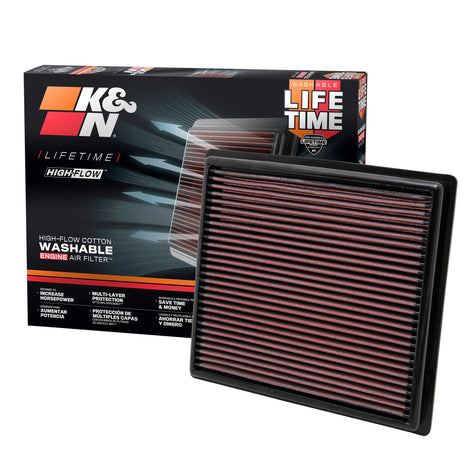 High-Flow Drop-In Replacement Air Filter <br> 11-20 Sienna, 12-24 Camry, 13-22 Avalon