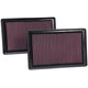 High-Flow Drop-In Replacement Air Filter <br> 10-15 Jaguar XK, 07-15 XKR, 12-15 XKR-S